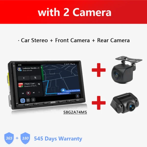 GARNAV 7 inch Double 2 Din Android Car Stereo 4G LTE WIFI GPS Bluetooth Wireless Android Auto CarPlay Screen Car Radio 2Din S8 MS - Image 13