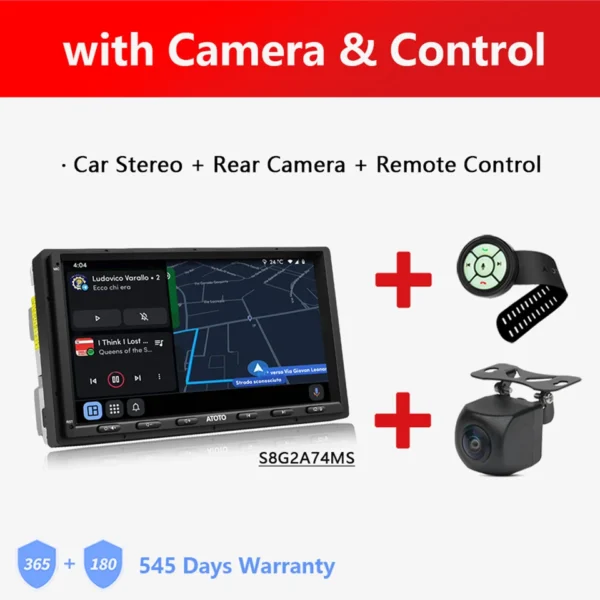 GARNAV 7 inch Double 2 Din Android Car Stereo 4G LTE WIFI GPS Bluetooth Wireless Android Auto CarPlay Screen Car Radio 2Din S8 MS - Image 15