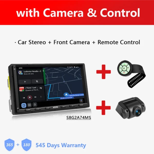 GARNAV 7 inch Double 2 Din Android Car Stereo 4G LTE WIFI GPS Bluetooth Wireless Android Auto CarPlay Screen Car Radio 2Din S8 MS - Image 12