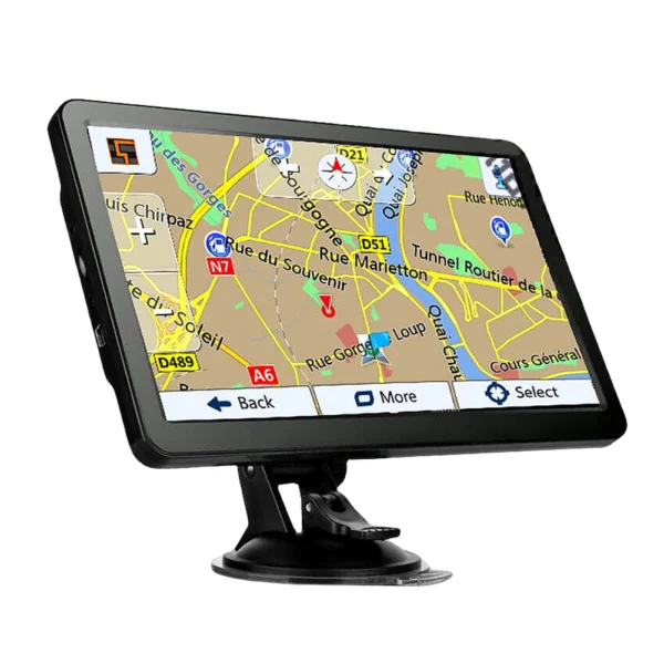 GARNAV 9 Inch Car GPS Navigation FM Transmitter Portable Navigator Built-in Speaker 256MB+8G Voice Reminder HD Touch Screen Mini USB TF - Image 7