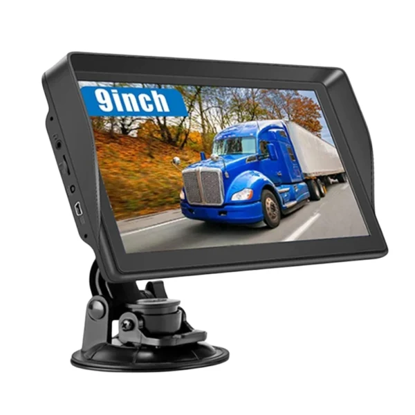 GARNAV 9 Inch Car GPS Navigation FM Transmitter Portable Navigator Built-in Speaker 256MB+8G Voice Reminder HD Touch Screen Mini USB TF - Image 4