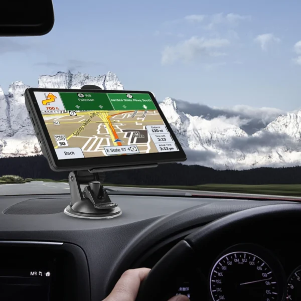 GARNAV 7 Inch Car GPS Navigation FM Transmitter HD TFT Touch Screen HD GPS Device EU AU US Map Vehicle GPS Navigator 256MB+8G - Image 3