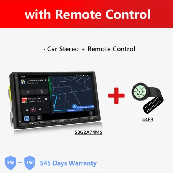 GARNAV 7 inch Double 2 Din Android Car Stereo 4G LTE WIFI GPS Bluetooth Wireless Android Auto CarPlay Screen Car Radio 2Din S8 MS - Image 10