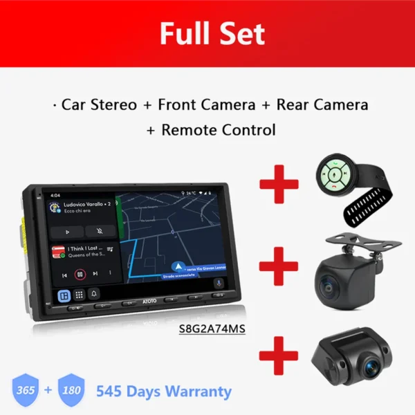 GARNAV 7 inch Double 2 Din Android Car Stereo 4G LTE WIFI GPS Bluetooth Wireless Android Auto CarPlay Screen Car Radio 2Din S8 MS - Image 14